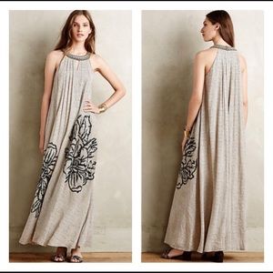 Anthropologie Ranna Gill Boho Medium Maxi Dress